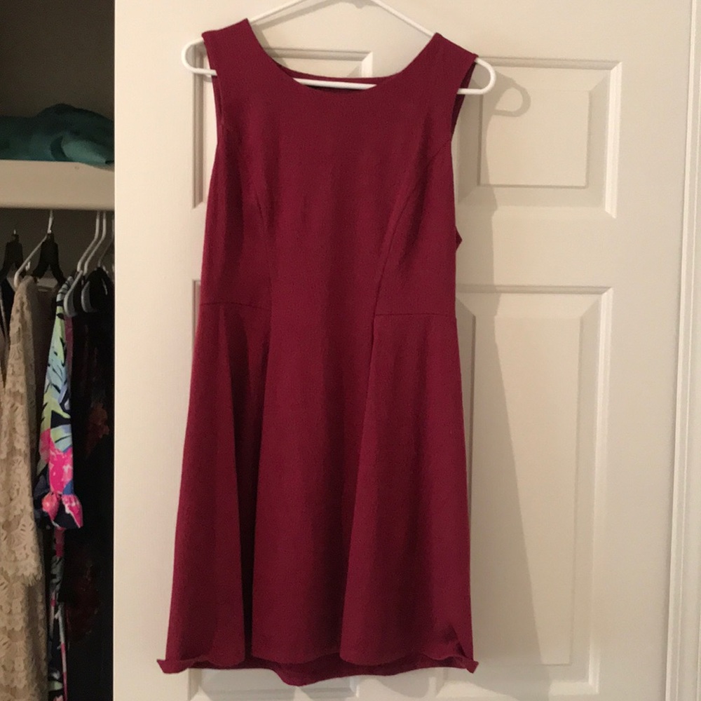 Maroon Lauren Conrad Party Dress size 14
